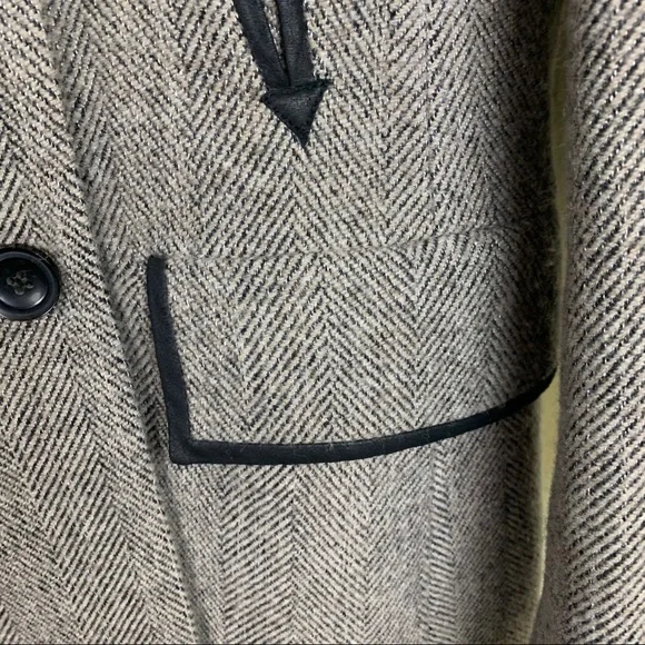 THEORY Dyed Shearling Collar coat, L - Picture 8 of 14